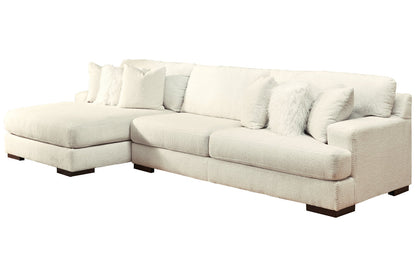 Zada Ivory 2-Piece LAF Sectional - SET | 5220416 | 5220467 - Bien Home Furniture &amp; Electronics