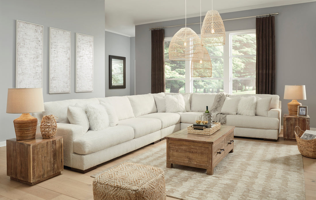 Zada Ivory 4-Piece Sectional - SET | 5220466 | 5220467 | 5220477 | 5220446 | 5220408 - Bien Home Furniture &amp; Electronics