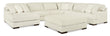 Zada Ivory 5-Piece LAF Sectional - SET | 5220416 | 5220446(2) | 5220477 | 5220467 | 5220408 - Bien Home Furniture & Electronics