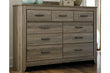 Zelen Warm Gray Dresser - B248-31 - Bien Home Furniture & Electronics