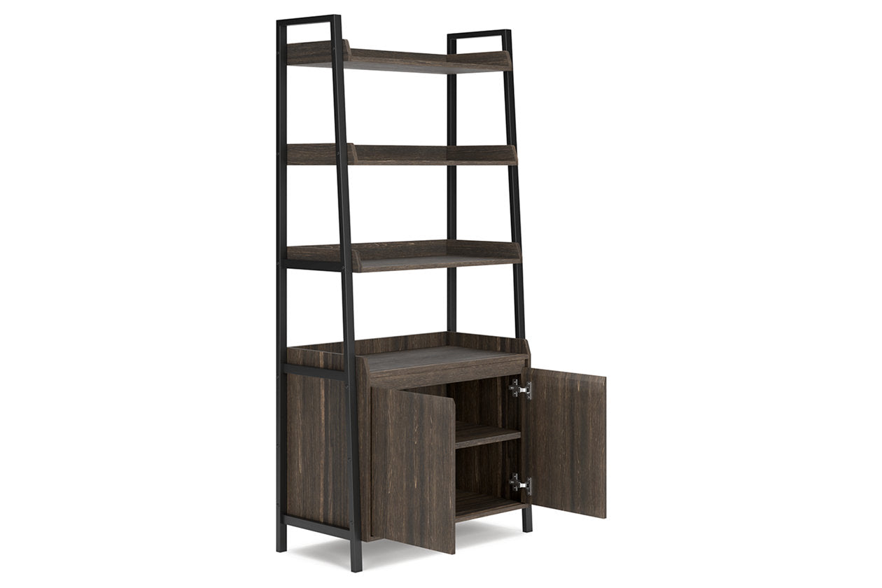 Zendex Dark Brown 72&quot; Bookcase - H304-17 - Bien Home Furniture &amp; Electronics