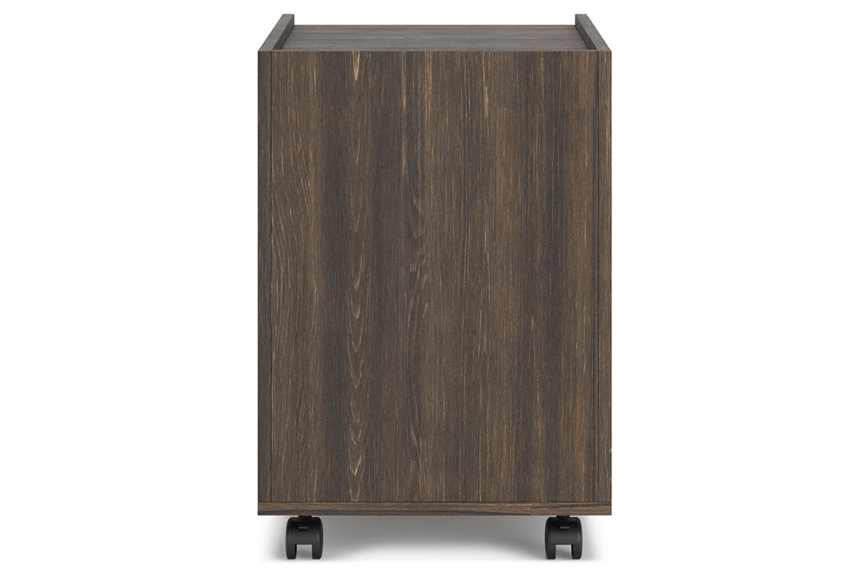 Zendex Dark Brown File Cabinet - H304-12 - Bien Home Furniture &amp; Electronics