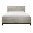 Zephyr Light Gray Queen Bed - 1577-1* - Bien Home Furniture & Electronics