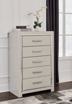 Zyniden Silver Chest of Drawers - B2114-46 - Bien Home Furniture & Electronics