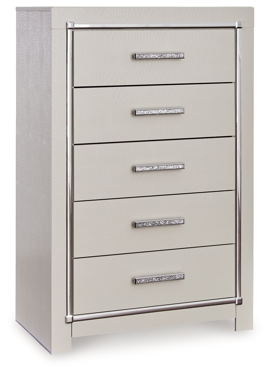 Zyniden Silver Chest of Drawers - B2114-46 - Bien Home Furniture &amp; Electronics