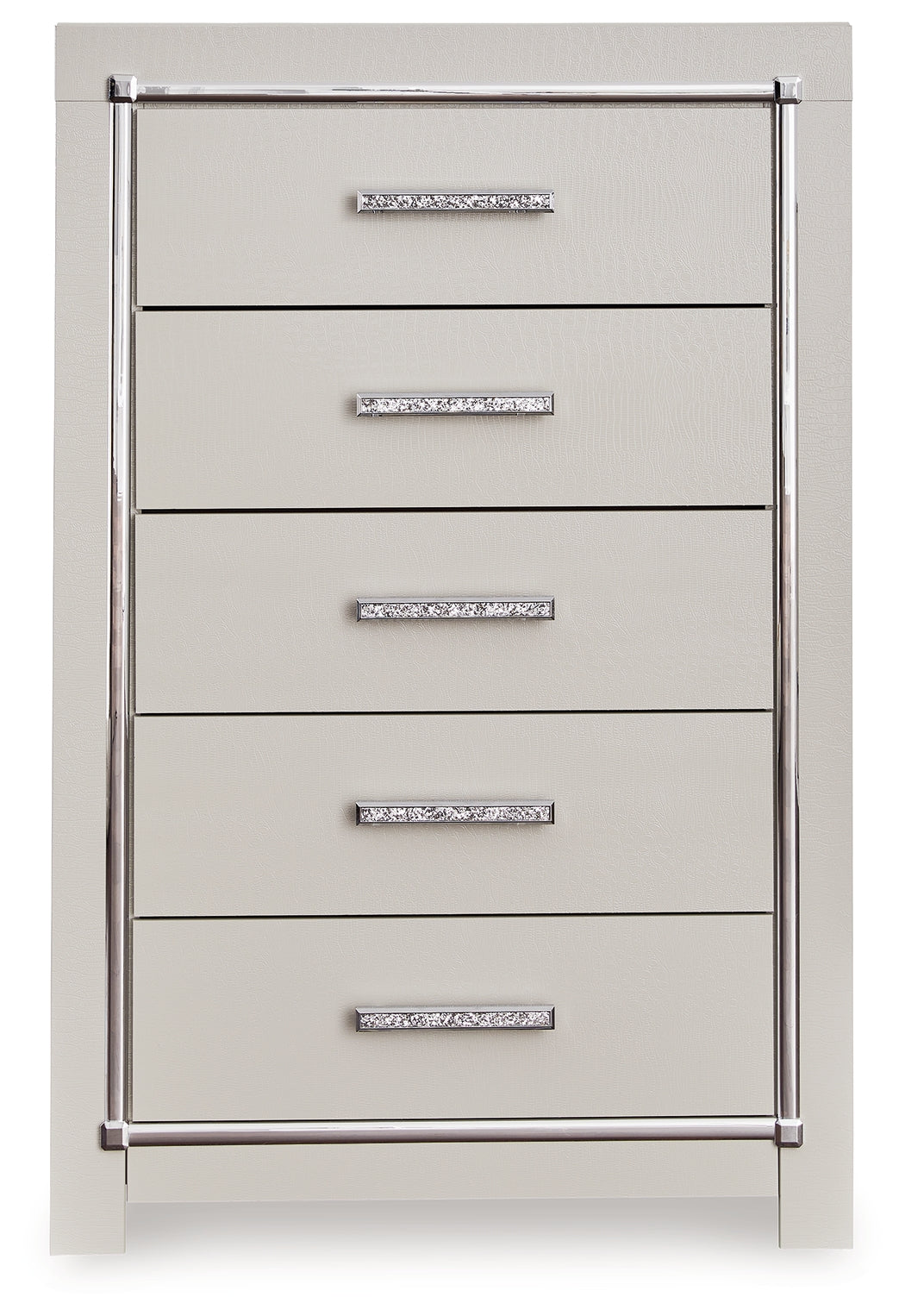Zyniden Silver Chest of Drawers - B2114-46 - Bien Home Furniture &amp; Electronics